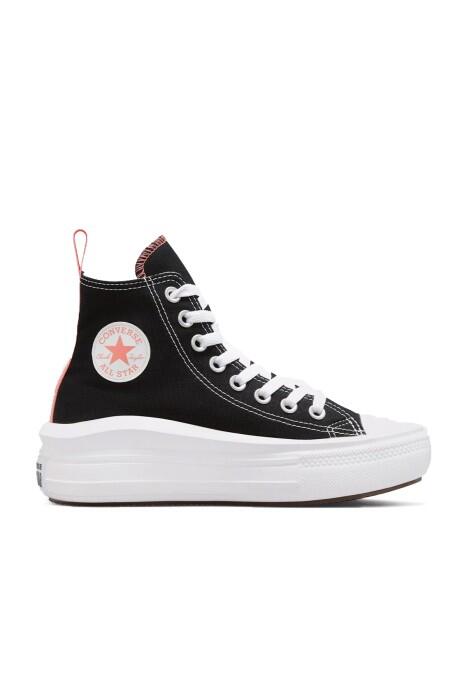 Converse - Chuck Taylor All Star Move Canvas Platform Çocuk Ayakkabı - 271716C Siyah