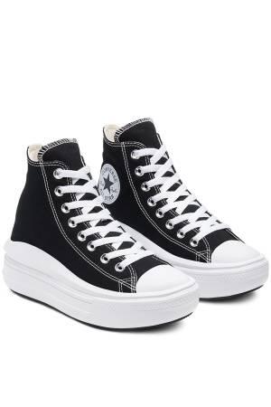 Chuck Taylor All Star Move Kadın Sneaker - 568497C Siyah - Thumbnail