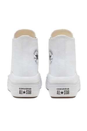 Chuck Taylor All Star Move Kadın Sneaker - 568498C Beyaz - Thumbnail