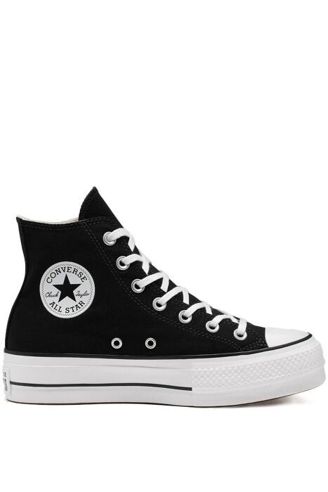 Converse - Chuck Taylor All Star Platform Canvas Kadın Sneaker - 560845C Siyah