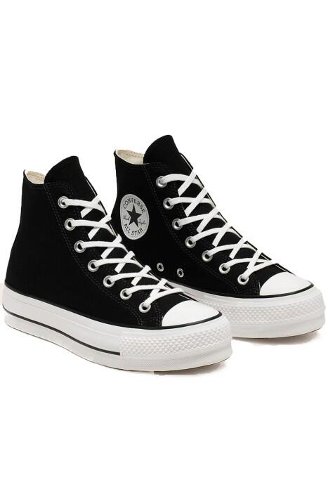 Chuck Taylor All Star Platform Canvas Kadın Sneaker - 560845C Siyah