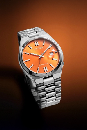 Citizen Tsuyosa Erkek Kol Saati - NJ0151 Silver/Turuncu - 2
