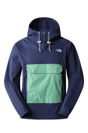 Class V Pullover Erkek Ceket - NF0A5338 Lacivert/Su Yeşili - The North Face