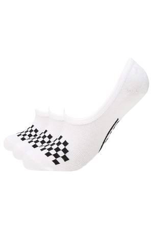 Classic Canoodle 6.5-10 3Pk Kadın Çorap - VN0A48HD Siyah/Beyaz - Vans