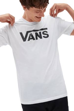 Classıc Erkek T-Shirt - VN000GGG Beyaz/Siyah - Vans