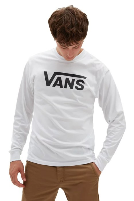 Vans - Classic Ls Erkek Uzun Kollu T-Shirt - VN000K6H Beyaz/Siyah