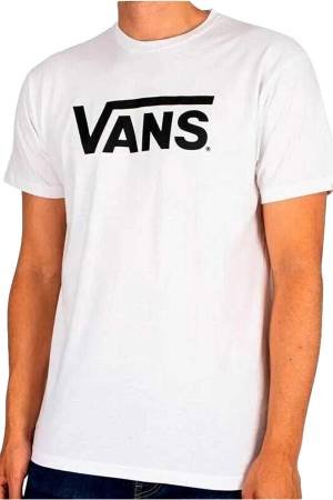 Classic Vans Tee-B Unisex T-Shirt - VN0A7Y46 Beyaz/Siyah - Thumbnail