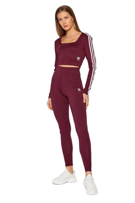 Classics Kadın Uzun Kollu T-Shirt - H37770 Bordo - 2