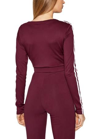 Classics Kadın Uzun Kollu T-Shirt - H37770 Bordo - 3