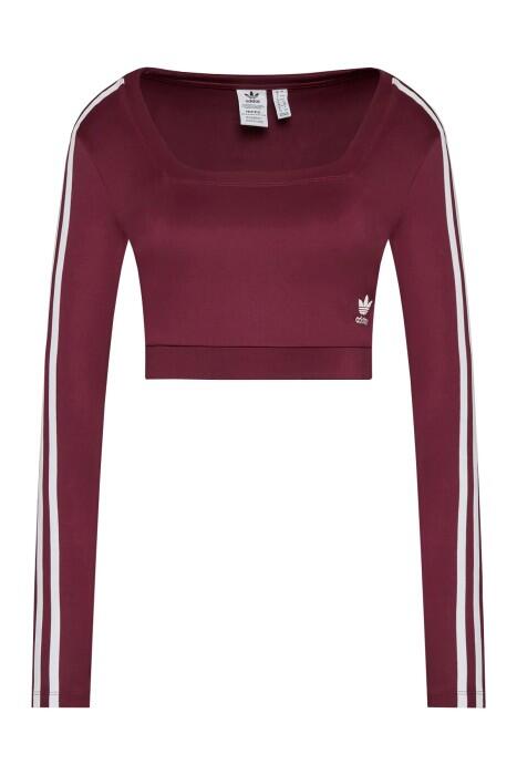 Classics Kadın Uzun Kollu T-Shirt - H37770 Bordo - 5
