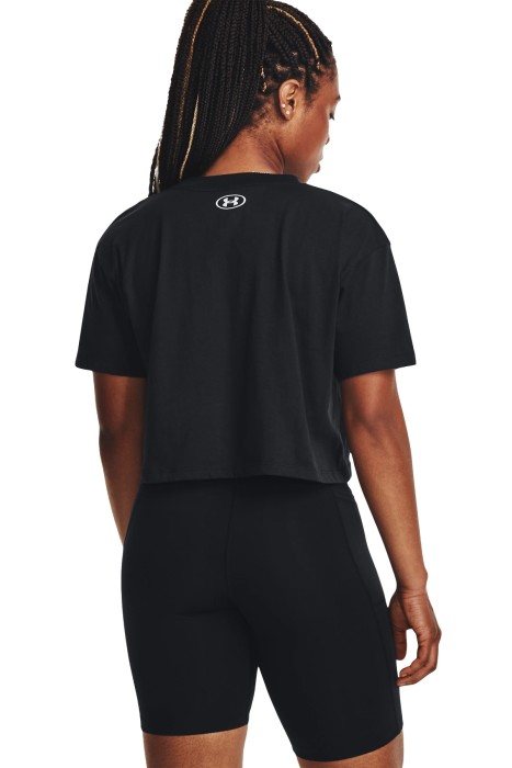 Collegiate Kadın Crop T-Shirt - 1379402 Siyah