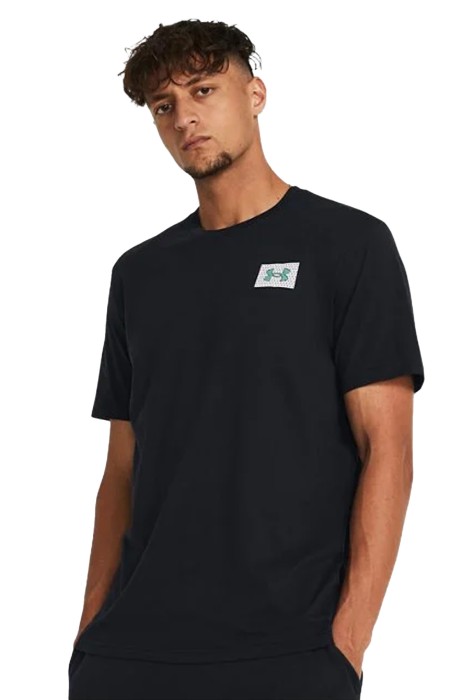 Color Block Logo Lc Erkek T-Shirt - 1382828 Siyah