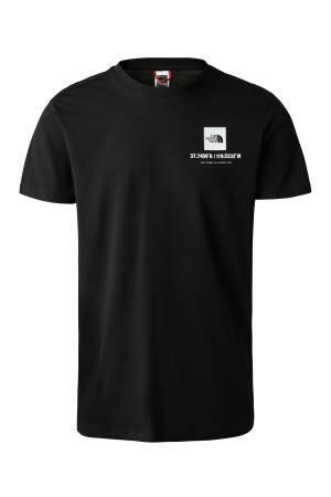 Coordinates S/S Tee - Eu Erkek T-Shirt - NF0A826X Siyah - 1