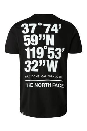 Coordinates S/S Tee - Eu Erkek T-Shirt - NF0A826X Siyah - 2