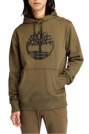 Core Logo P/O Hood Bb Erkek SweatShirt - TB0A2BJH Haki - Thumbnail