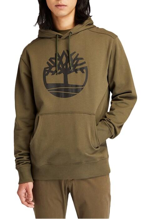 Core Logo P/O Hood Bb Erkek SweatShirt - TB0A2BJH Haki