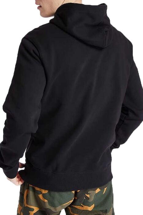 Core Logo P/O Hood Bb Erkek SweatShirt - TB0A2BJH Siyah/Beyaz