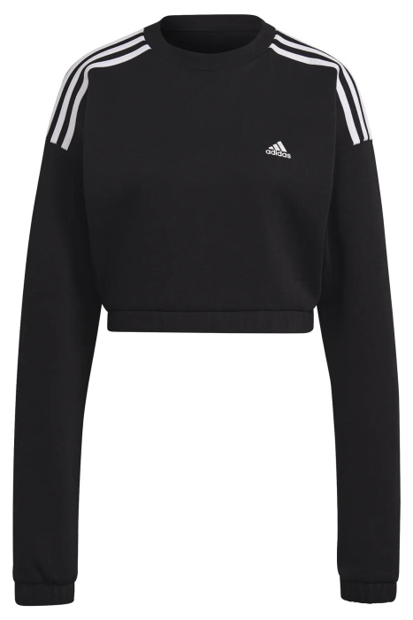 Crop Crew Kadın SweatShirt - HE9397 Siyah - 1