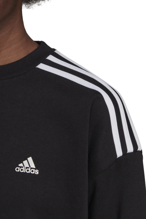 Crop Crew Kadın SweatShirt - HE9397 Siyah - 4