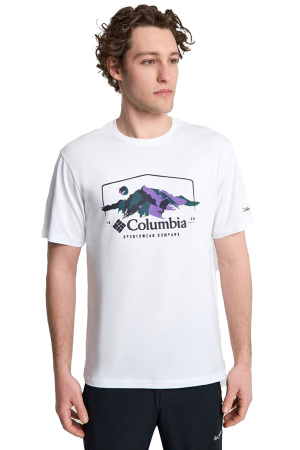 Cs0411 Csc M Brush Wıth Nature Ss Tee - T-Shirt Beyaz - 1