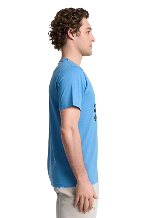 Cs0412 Csc M Peaceful Perspectıve Ss Tee - T-Shirt Mavi - 3