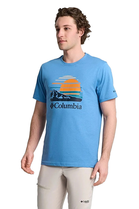 Cs0412 Csc M Peaceful Perspectıve Ss Tee - T-Shirt Mavi - 4