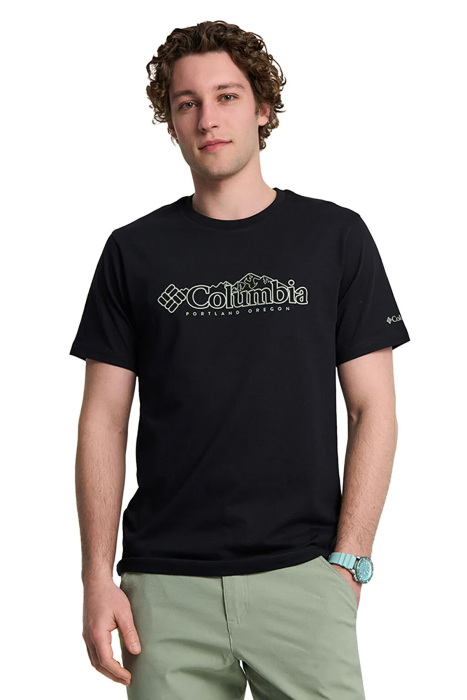 Cs0414 Csc M Branded Peaks Ss Tee - T-Shirt Siyah - 1