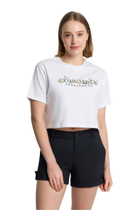 Cs0428 Csc W Outback Crıtters Crop Ss Tee - T-Shirt Beyaz - 1