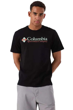 Cs0435 Csc Retro Logo 2 Ss Tee - T-Shirt Siyah - 1