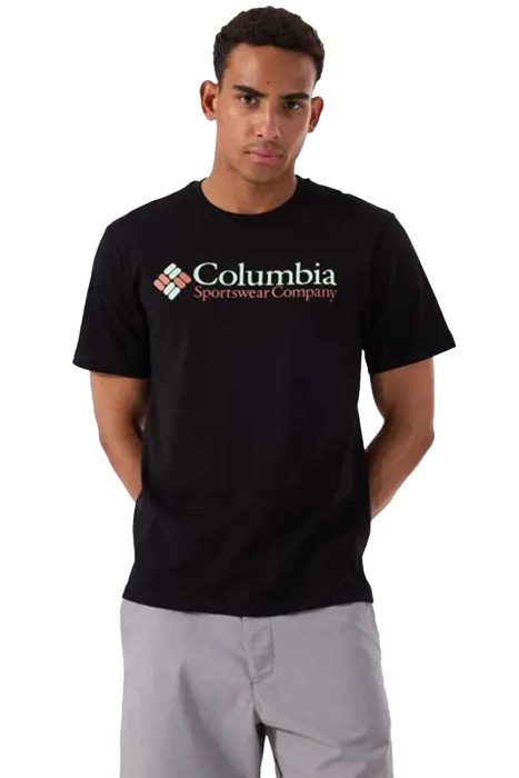Cs0435 Csc Retro Logo 2 Ss Tee - T-Shirt Siyah - 1
