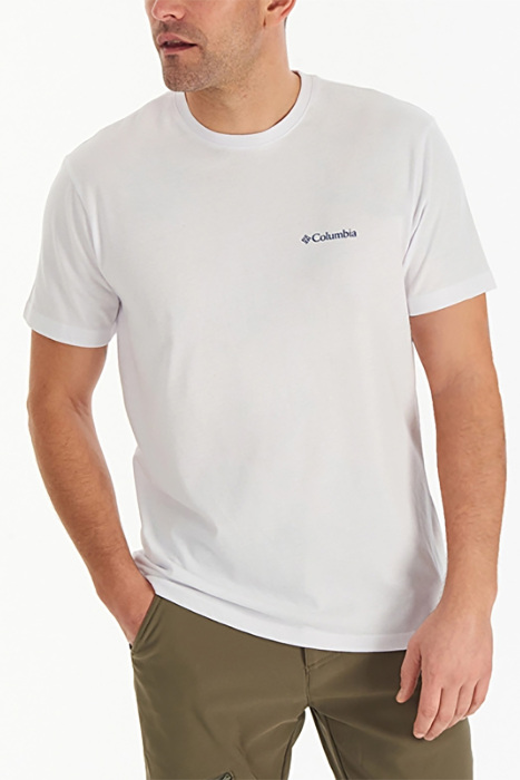 CSC Bar Split Graphic Kısa Kollu Erkek T-shirt - CS0121 Beyaz - 3