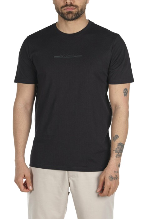 CSC Bar Split Graphic Kısa Kollu Erkek T-shirt - CS0121 Siyah