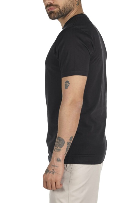 CSC Bar Split Graphic Kısa Kollu Erkek T-shirt - CS0121 Siyah