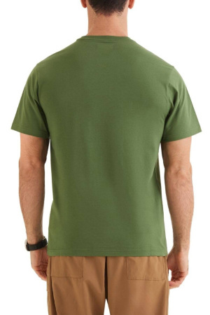 CSC Bar Split Graphic Kısa Kollu Erkek T-shirt Ladin Yeşili - 2