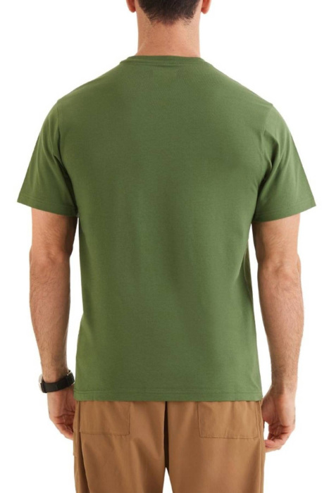 CSC Bar Split Graphic Kısa Kollu Erkek T-shirt Ladin Yeşili - 2