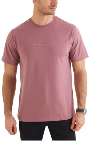 CSC Bar Split Graphic Kısa Kollu Erkek T-shirt Mistik Mor - 1