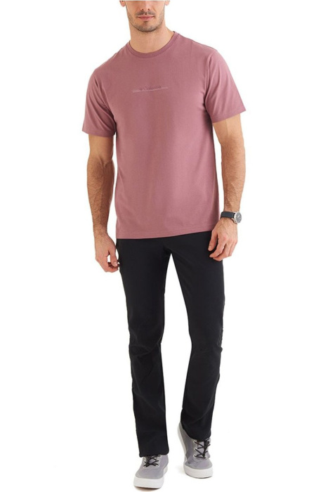 CSC Bar Split Graphic Kısa Kollu Erkek T-shirt Mistik Mor - 2
