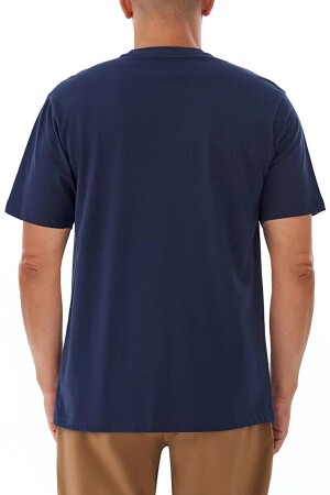 Csc Bar Splıt Graphıc Ss Tee Erkek T-Shirt - CS0121 Koyu Lacivert - 2