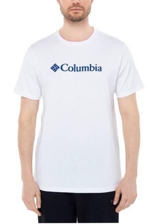 CSC Basic Big Logo Brushed Erkek Kısa Kollu T-Shirt Beyaz - 1