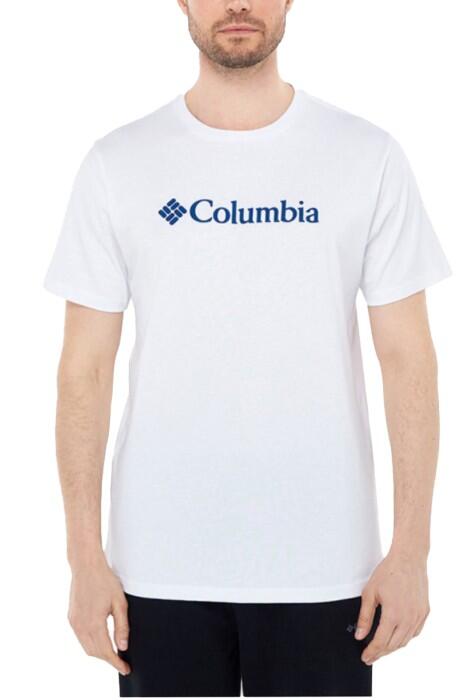 CSC Basic Big Logo Brushed Erkek Kısa Kollu T-Shirt Beyaz - 1