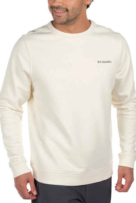 Columbia - CSC Basic Crew Erkek Sweatshirt - CS0204 Beyaz