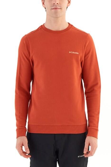 Columbia - CSC Basic Crew Erkek Sweatshirt - CS0204 Kırmızı