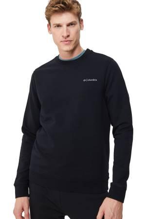 CSC Basic Crew Erkek Sweatshirt - CS0204 Siyah - Thumbnail