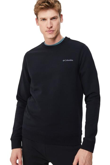 Columbia - CSC Basic Crew Erkek Sweatshirt - CS0204 Siyah