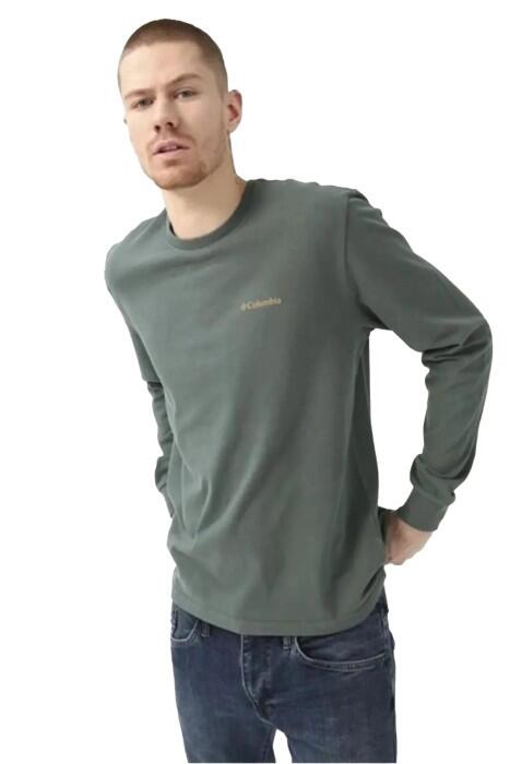 CSC Basic Erkek Uzun Kolllu T-shirt - CS0354 Yeşil - 1