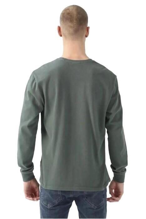 CSC Basic Erkek Uzun Kolllu T-shirt - CS0354 Yeşil - 2