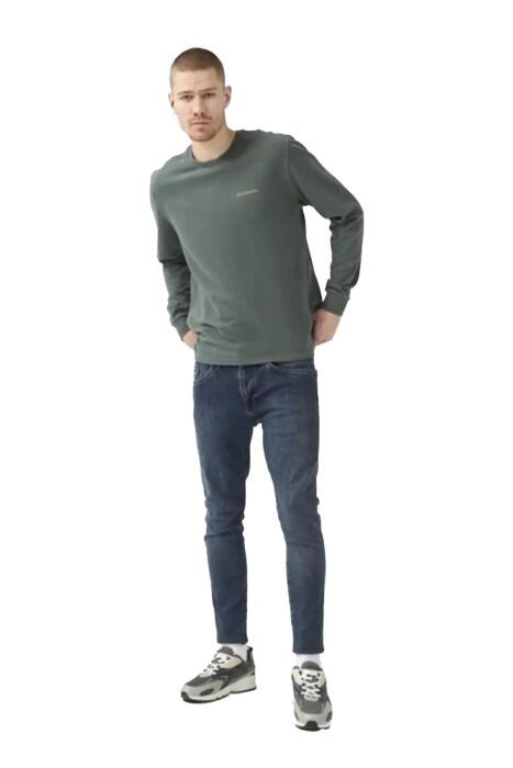 CSC Basic Erkek Uzun Kolllu T-shirt - CS0354 Yeşil - 3