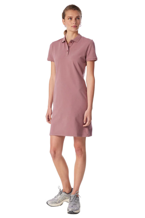 CSC Basic Polo Dress Kadın Kısa Kollu Elbise Mistik Mor - 1