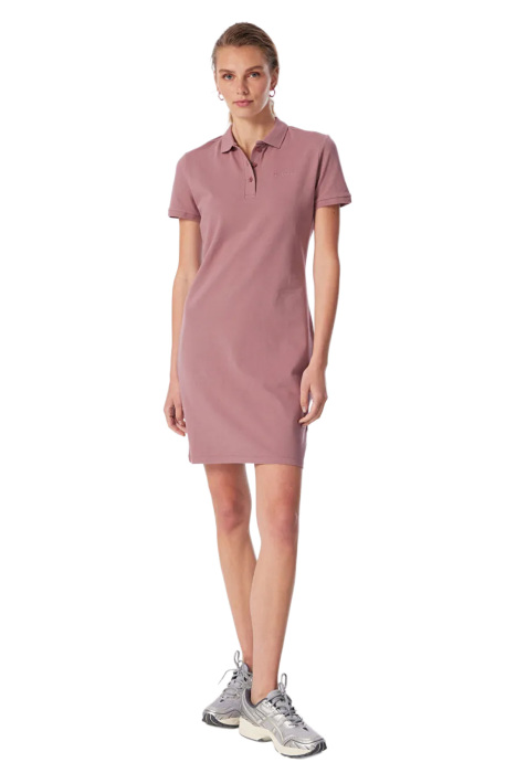 CSC Basic Polo Dress Kadın Kısa Kollu Elbise Mistik Mor - 2