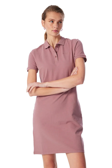 CSC Basic Polo Dress Kadın Kısa Kollu Elbise Mistik Mor - 3